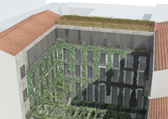 edificio residenziale, milano, risanamento conservativo, prospetto