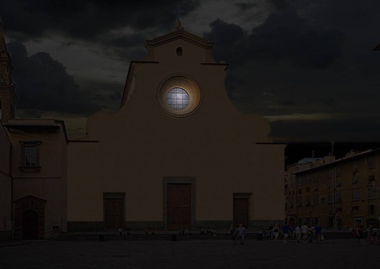 illuminazione santo spirito, firenze