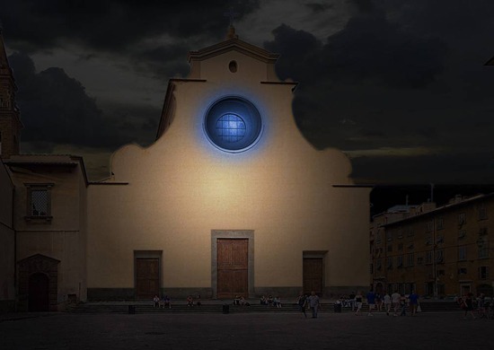 illuminazione santo spirito, firenze