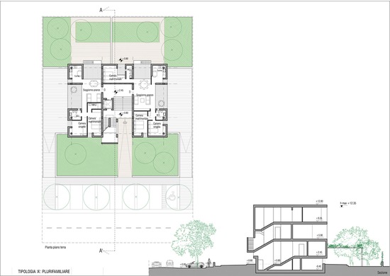 insediamento residenziale, montevarchi